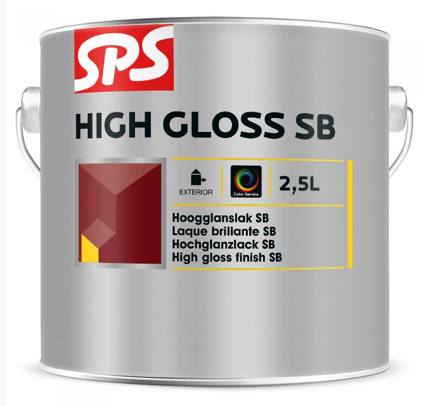 Sps High Gloss SB lak 2,5 ltr RAL9010