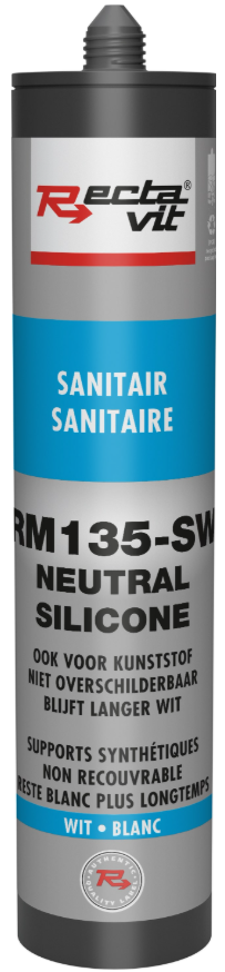 Rectavit RM135-SW Sanitair Neutral Silicone 310ml Wit
