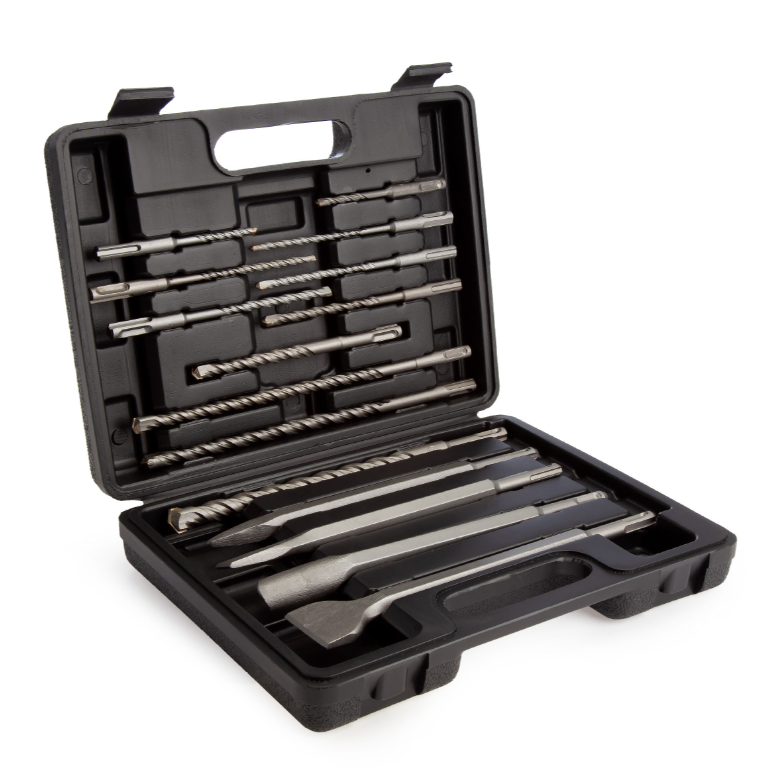 Abracs 15-piece SDS+ Drills and Chisel Set Abracs 15-piece SDS+ Drills and Chisel Set