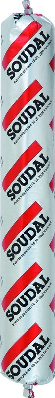 Soudal Silirub P2 600 ml Ral9010 Wit