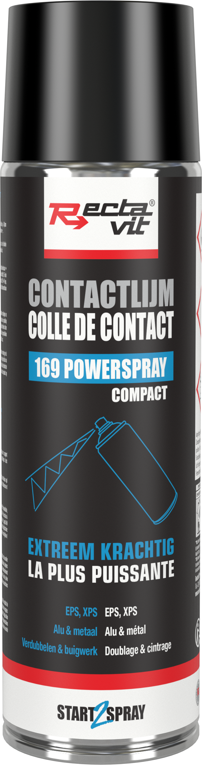 Rectavit PowerSpray Compact 169 - 500 ml - Transparant