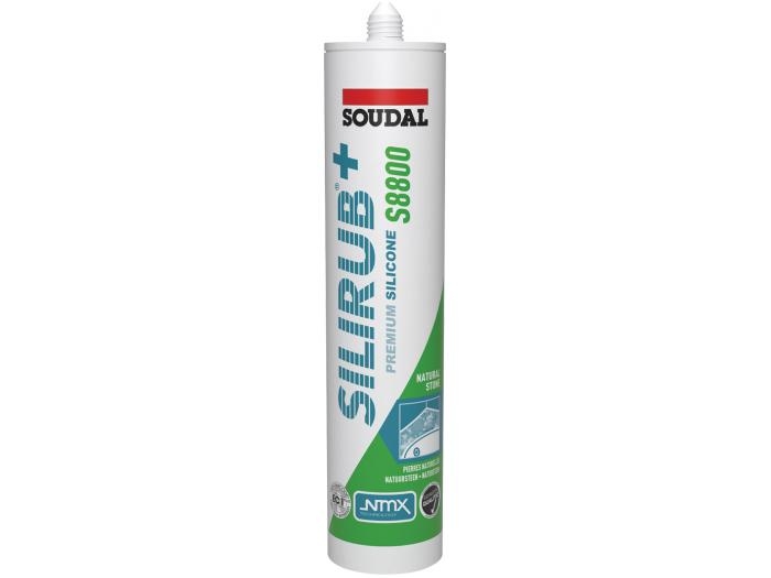 Soudal Silirub+ S8800 Natuursteen 300 ml Antraciet