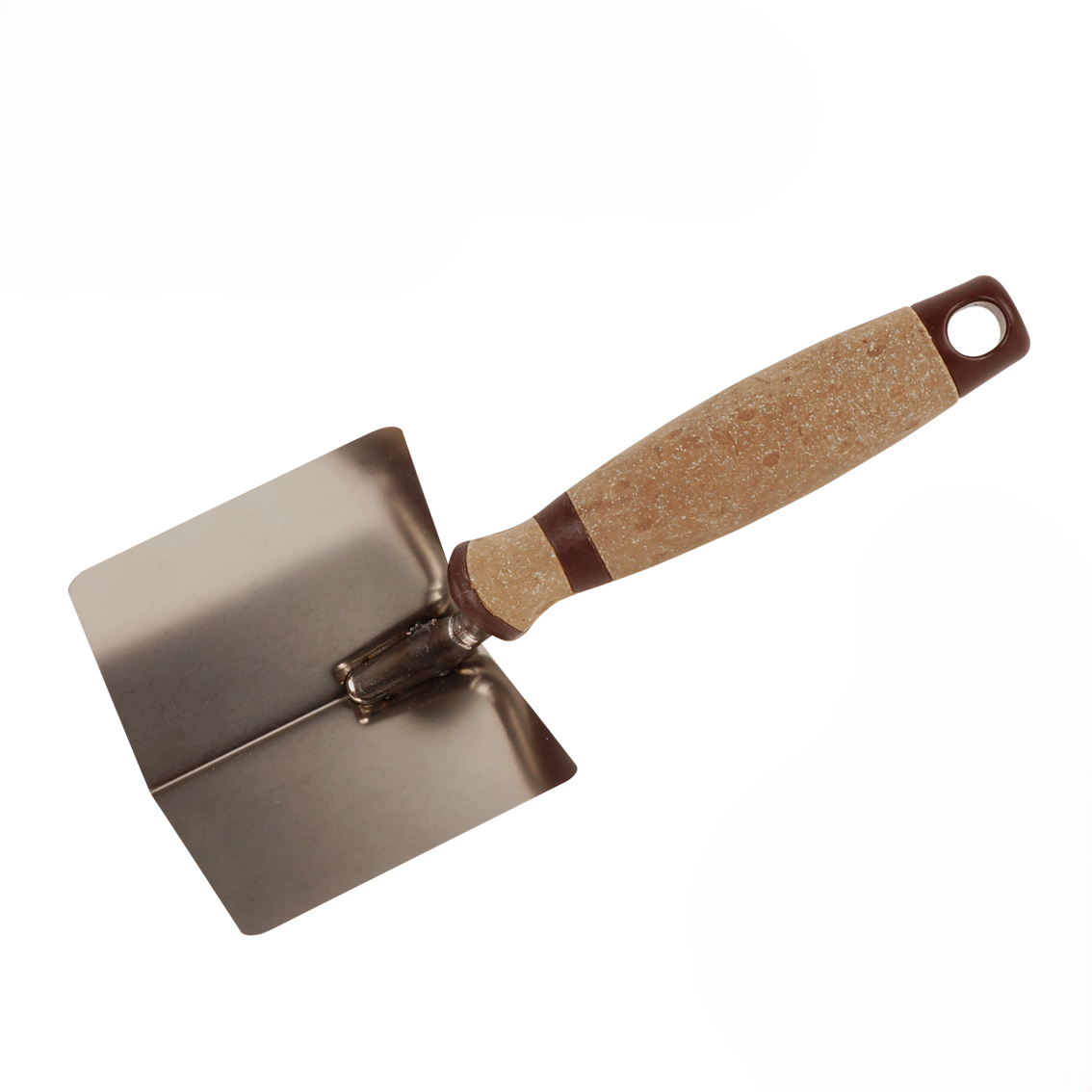 Super Prof Hoekschop ECO PURE inwendig scherp 80x60 mm RVS