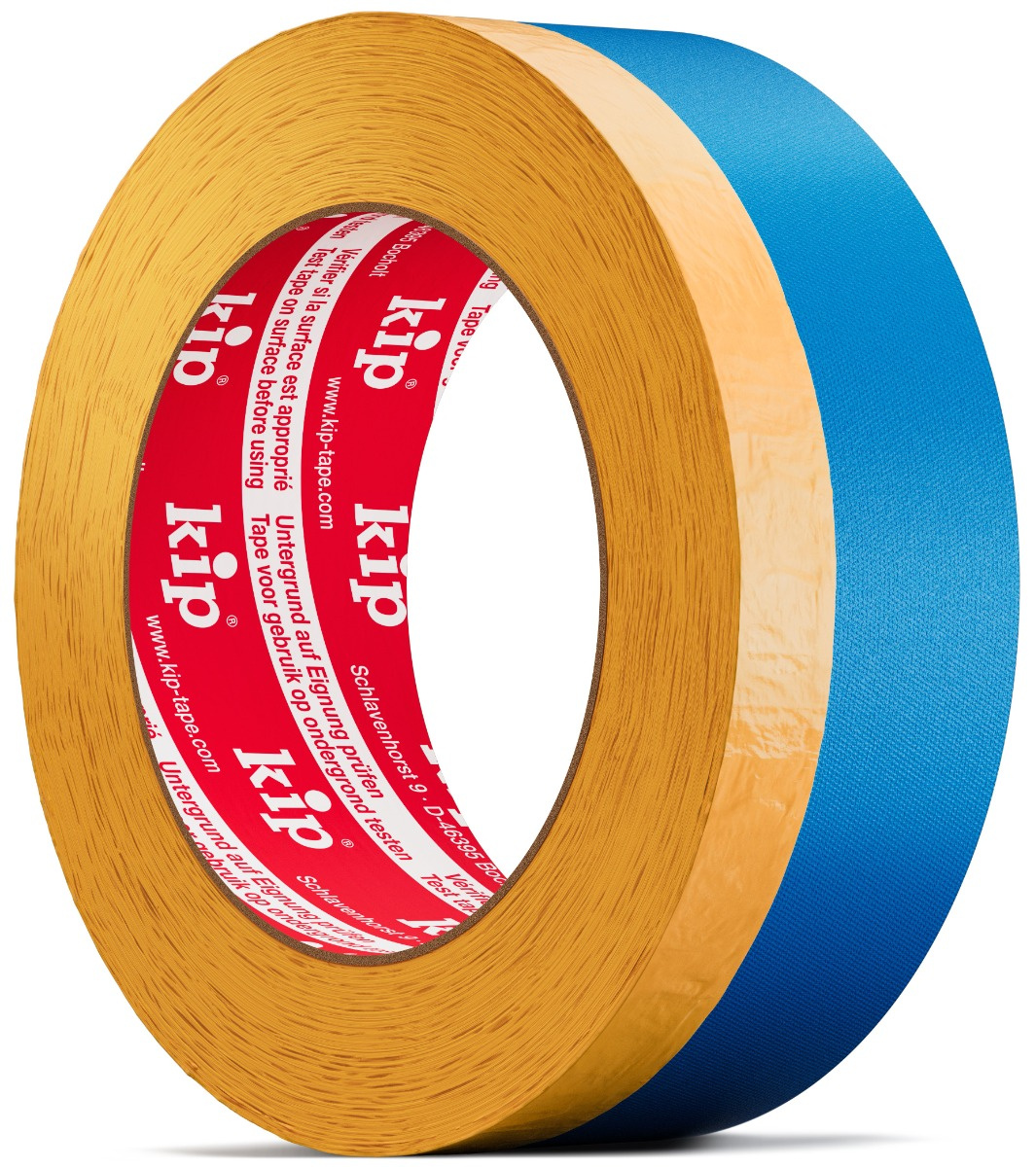 Kip 367 Tape Washi-Tec Multi-Tape 24/16mm x 25m Geel/Blauw