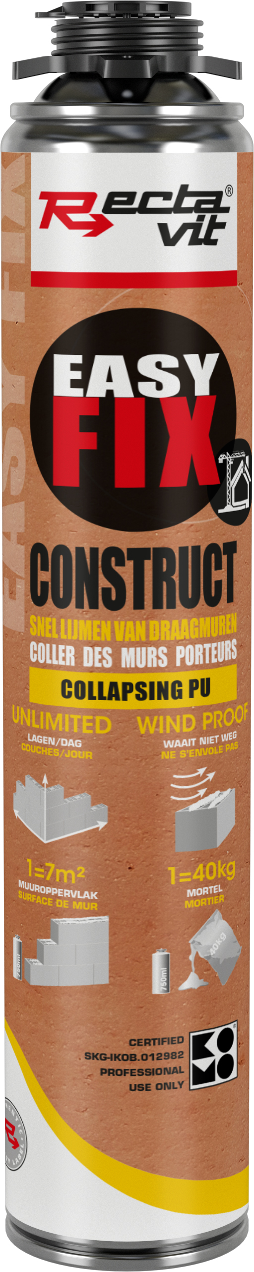Rectavit Easy Fix Construct NBS 750 ml Rectavit Easy Fix Construct NBS 750 ml