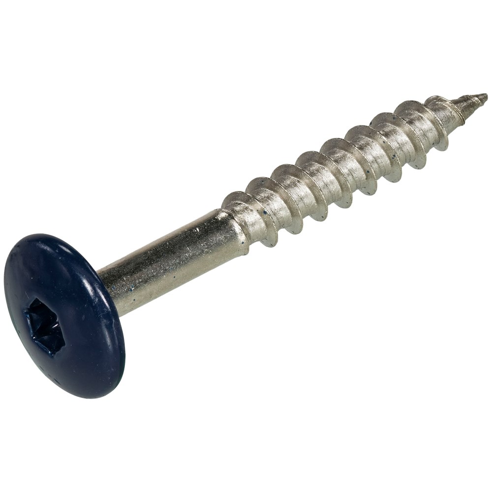 HPL Schroef 4.8x38 RVS-A2 TX20 Staalblauw RAL5011 (100)