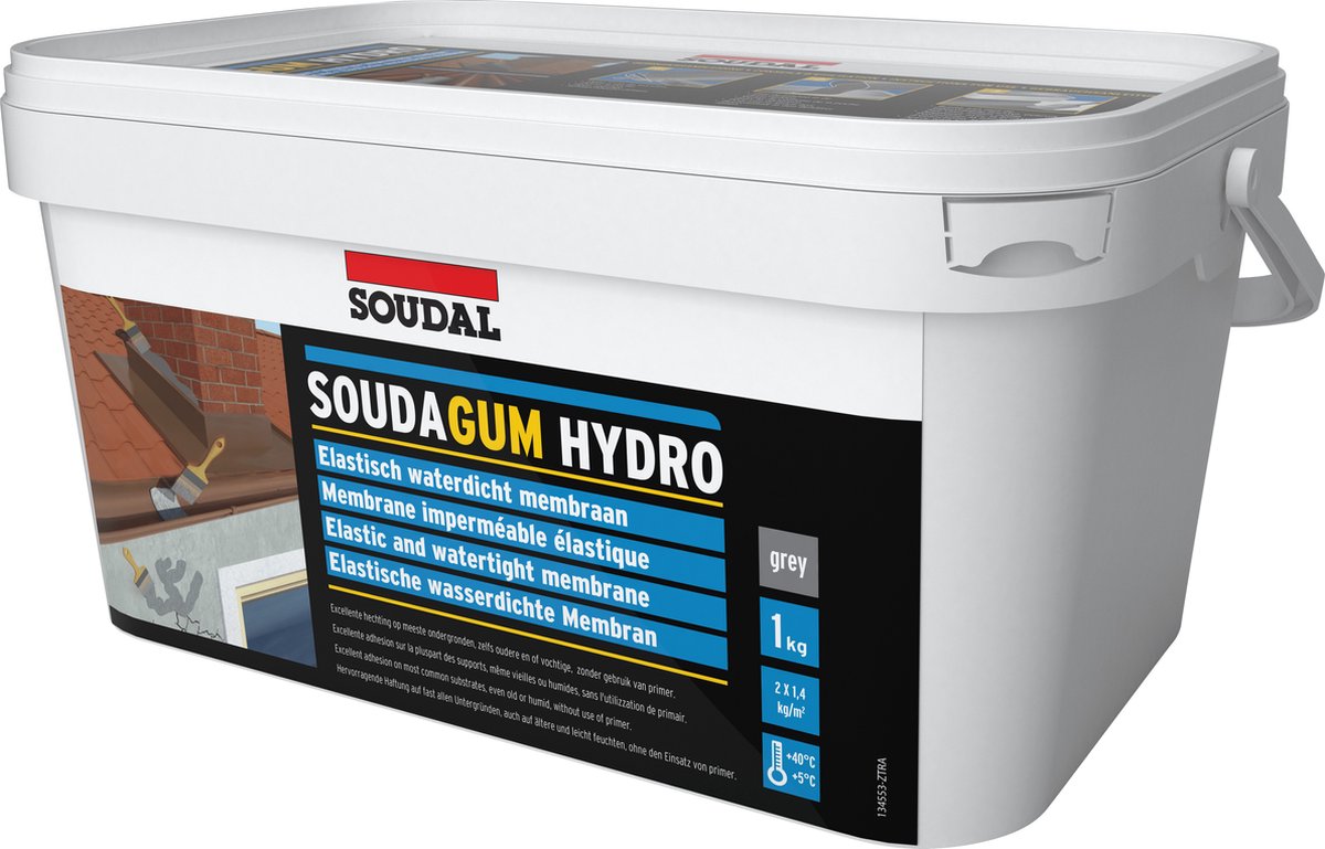 Soudal Soudagum Hydro Kit 1kg Grijs