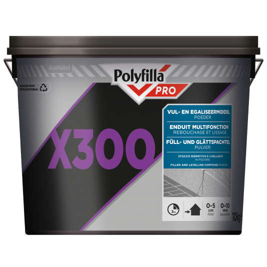 PolyFilla Pro X300 Vul- en Egaliseermiddel 10 kg