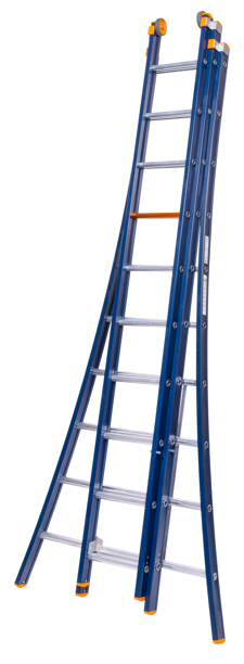 Exclusief dorp Marty Fielding Supreme brede opsteekladder - aluminium ladder - Wienese