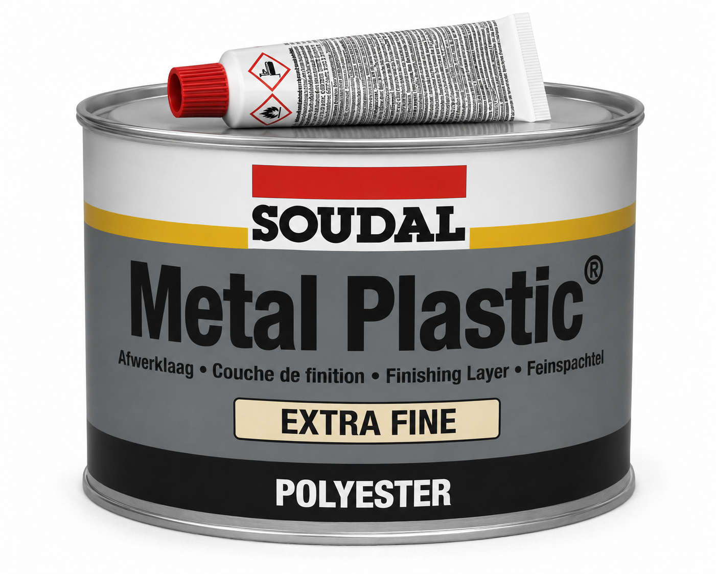 Soudel Metal Plastic Extra Fine 2kg Wit