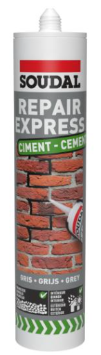 Soudal Repair Express Cement 300ml Grijs