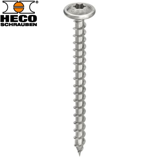 HECO TOPIX-Plus Tellerkop schroef 6X60 RVS-A2 TX-30 (100)