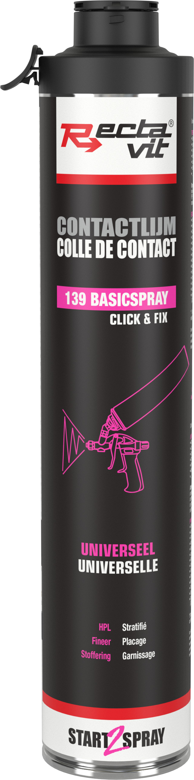 Rectavit 139 Basic Spray Click & Fix 750ml Rectavit 139 Basic Spray Click & Fix 750ml