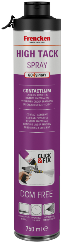 Frencken Click & Fix CF1661 High Tack Spray 750ml