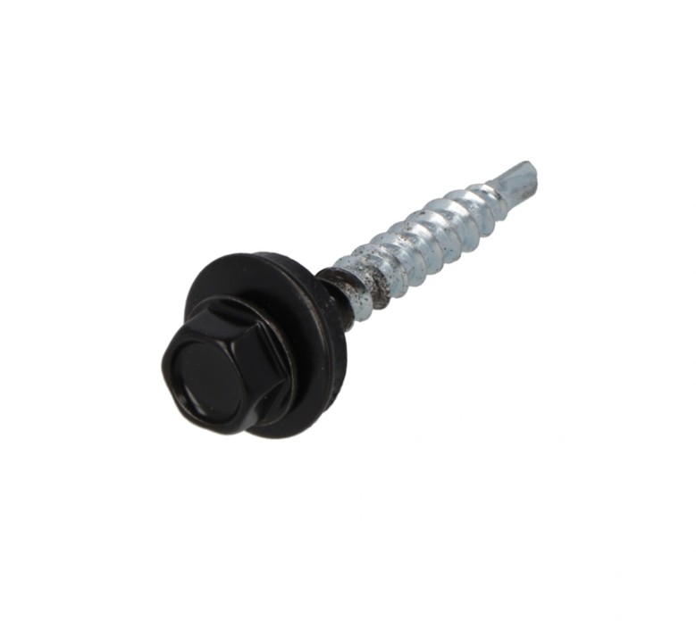 Profielplaatschr 4.8X35 Vz Alu Ring 14Mm Sw-8  Ral9005 (200) Dynaplus