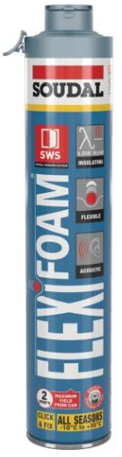 Soudal Flexifoam Click & Fix 750ml Blue