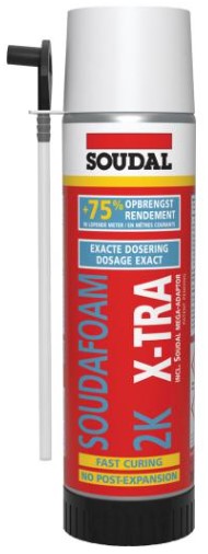 Soudal Soudafoam 2k X-Tra 400ml Champagne