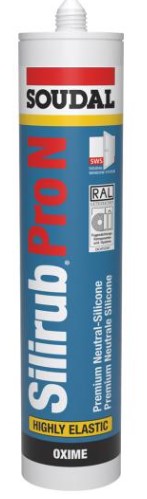 Soudal Silirub Pro N  Wit 300ml