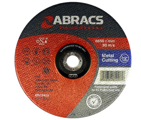Abracs Phoenix II Grinding Wheel DPC Metal 115 x 3 x 22mm