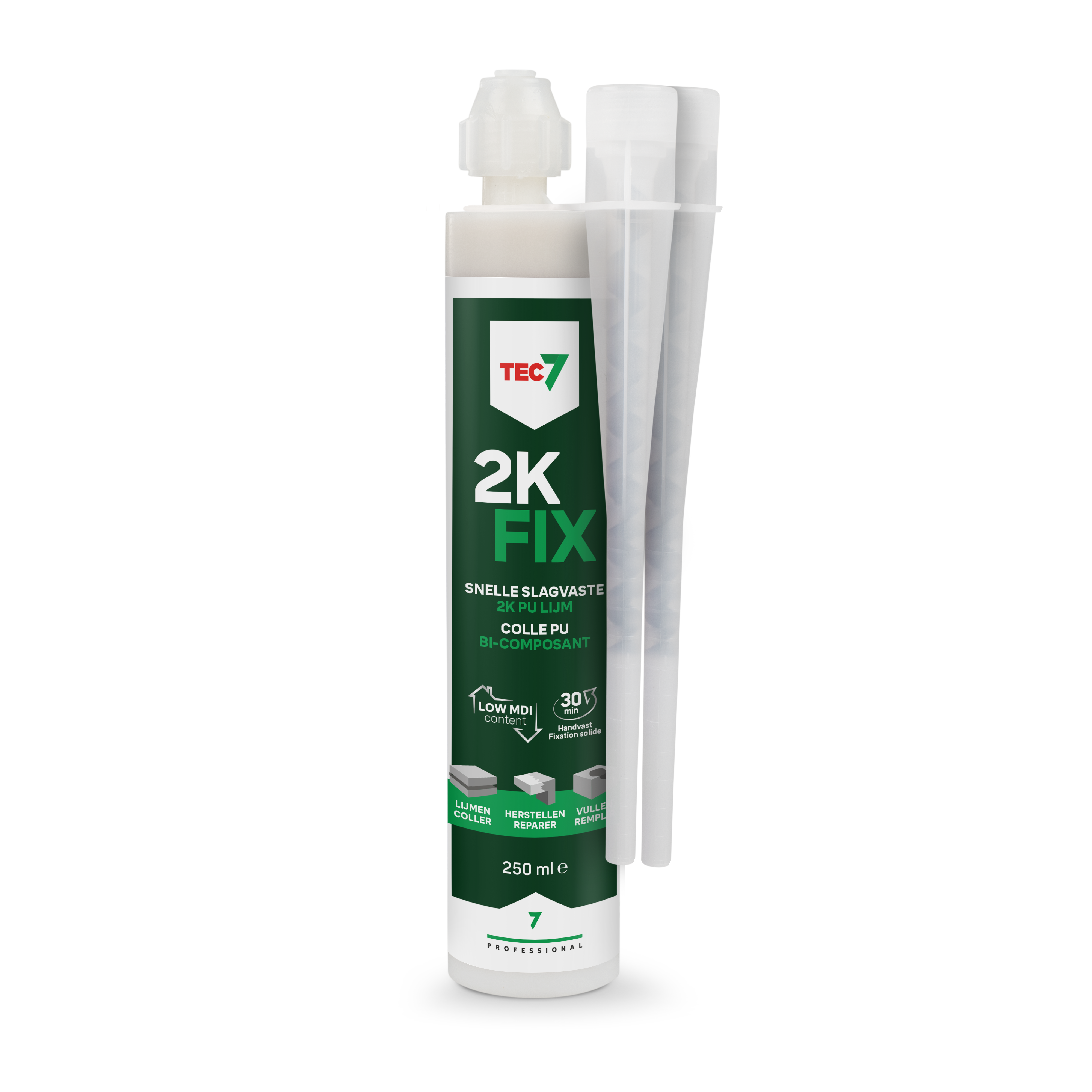 Tec7 2K-Fix snelle 2k PU-lijm 250ml