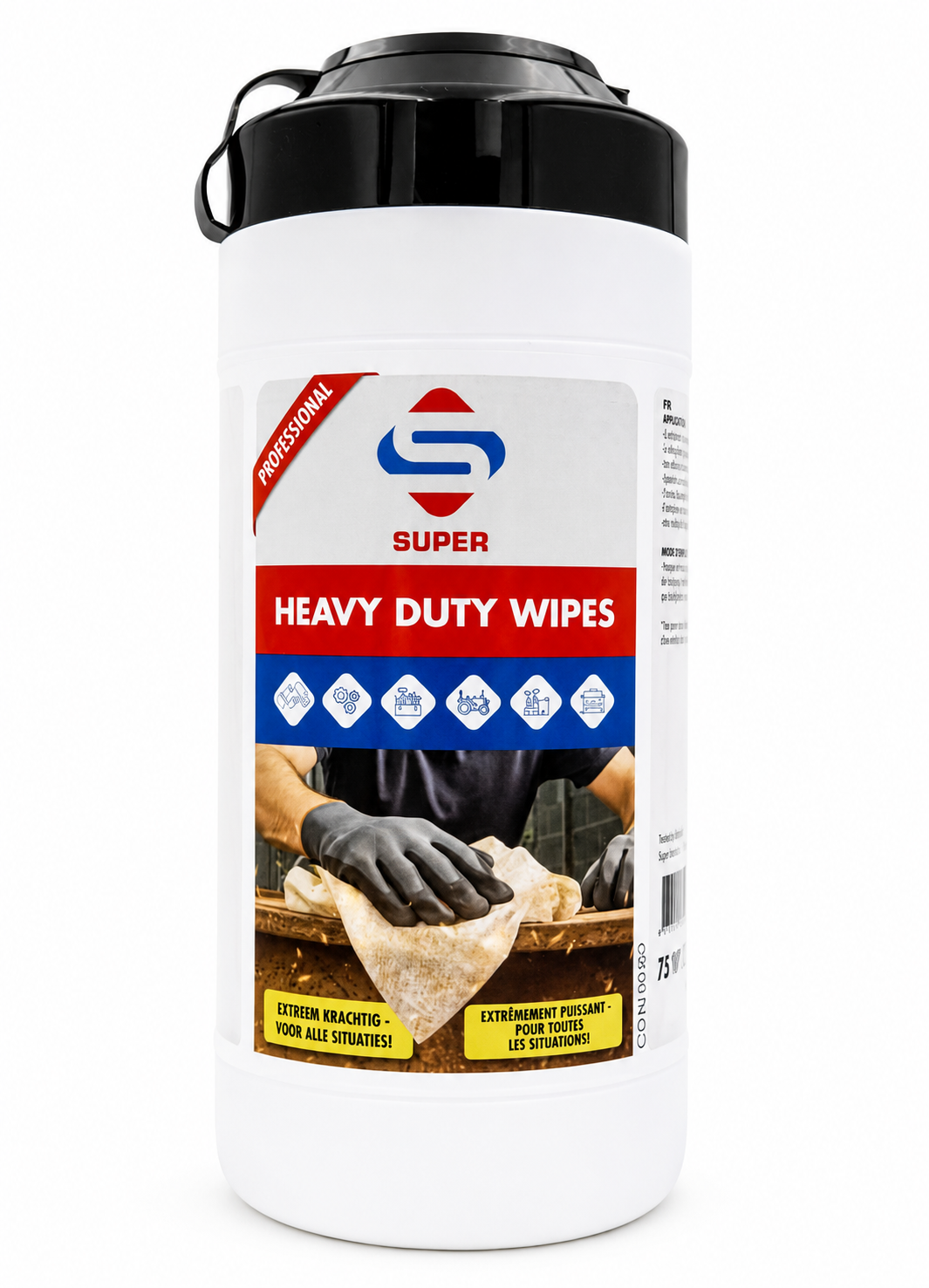 SuperCleaners Hevy Duty Wipes (75st)