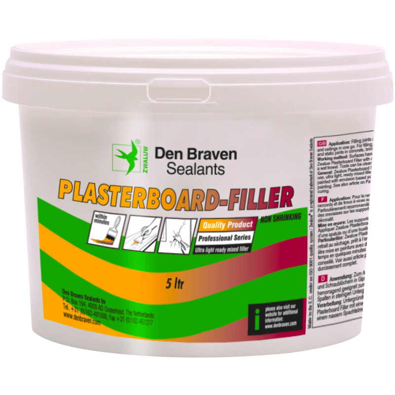 Zwaluw PlasterboardFiller 5 liter White