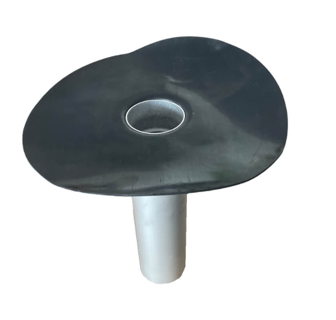 RedFox Hemelwaterafvoer + Flens/Flash OU Ø80mm L300mm