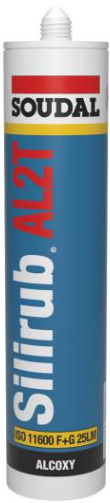 Soudal Silirub AL2T Alcoxy Siliconenkit 300ml Brons