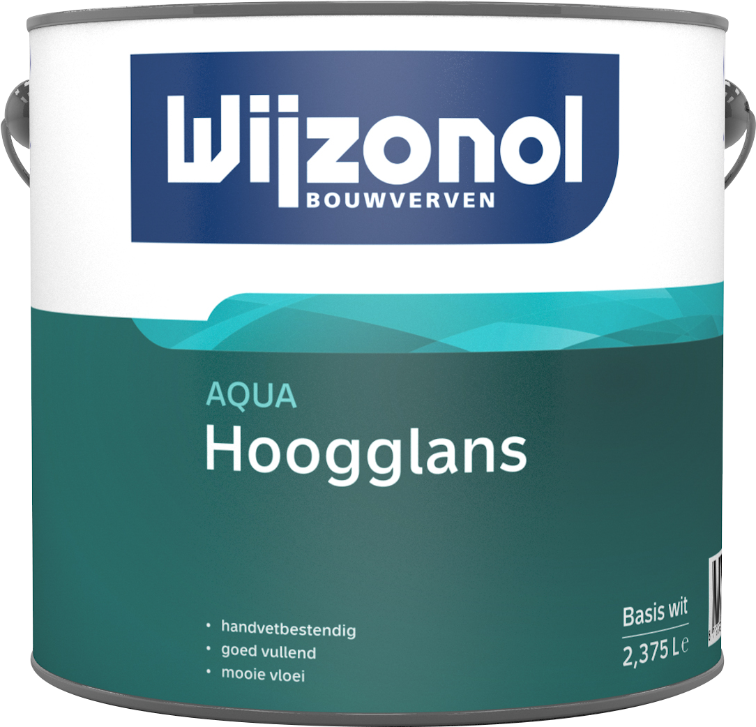 Wijzonol Aqua Hoogglans 2,5 ltr RAL7016