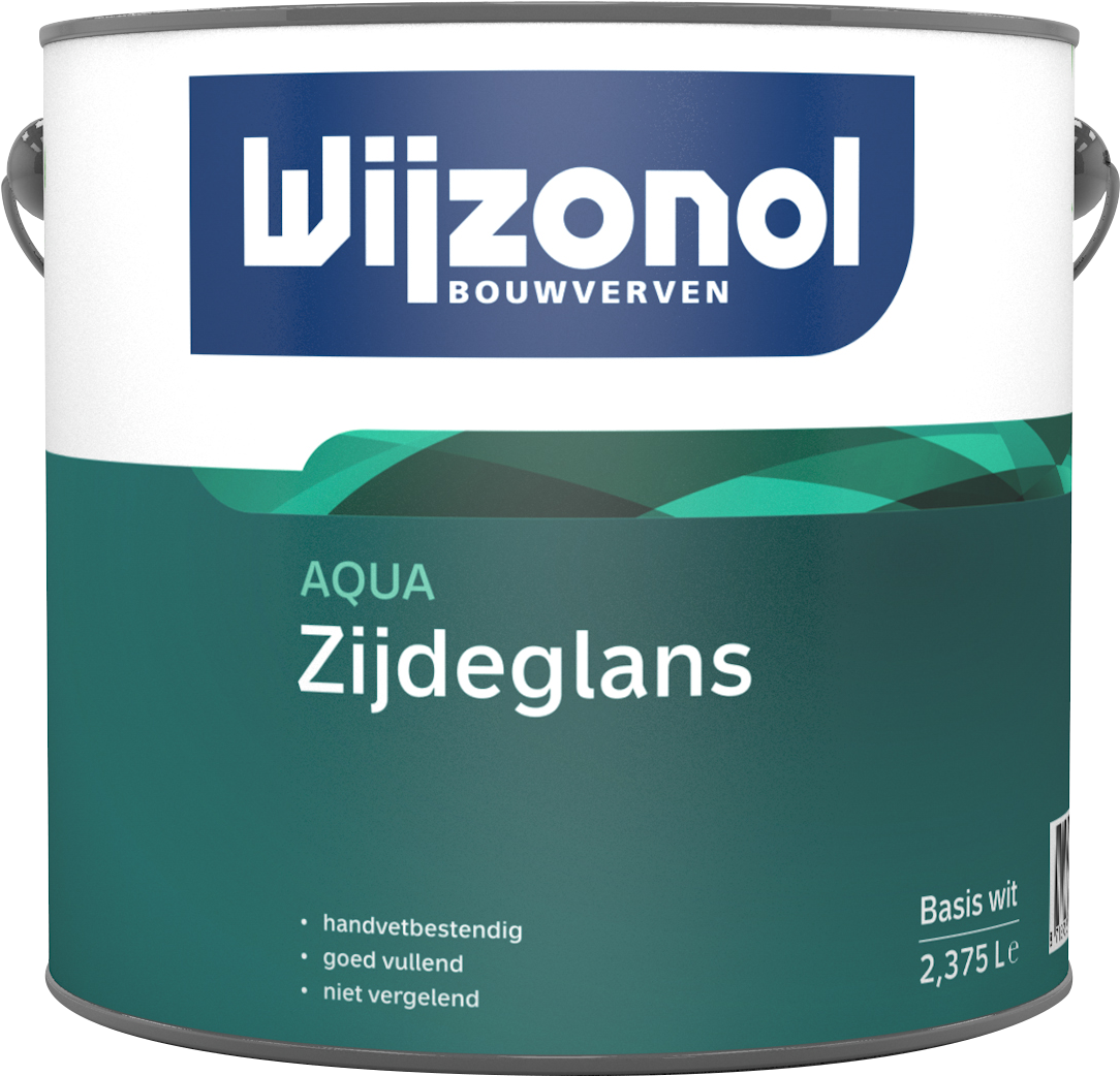 Wijzonol Aqua Zijdeglans 2,5 ltr N0.15.10 Monumentengroen Wijzonol Aqua Zijdeglans 2,5 ltr N0.15.10 Monumentengroen