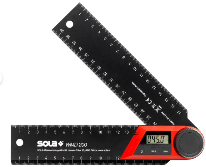Sola Digital Angle Meter WMD 20 cm