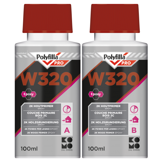 PolyFilla Pro W320 2K Houtprimer Epoxy Set 200 ml