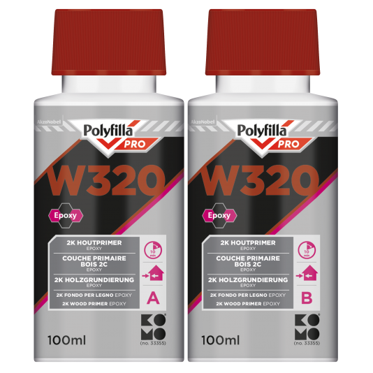 PolyFilla Pro W320 2K Wood Primer Epoxy Set (200 ml)
