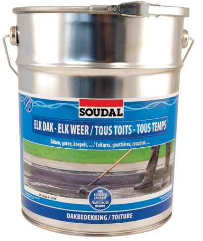 Soudal Elk Dak Elk Weer Dakcoating 10l Zwart Soudal Elk Dak Elk Weer Dakcoating 10l Zwart
