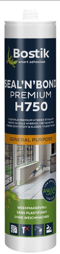 Bostik H750 Seal 'N' Bond Premium 290ml White