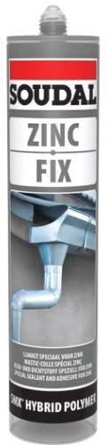 Soudal Zinc Fix Lijmkit 290ml Grijs