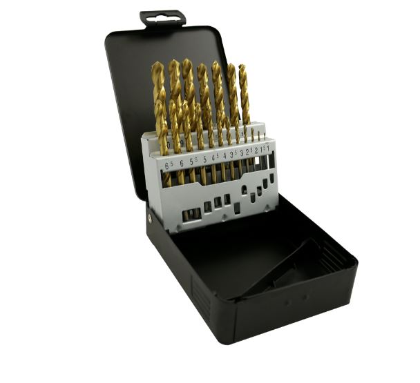 Abracs HSS Titanium Drills Set 19 pieces