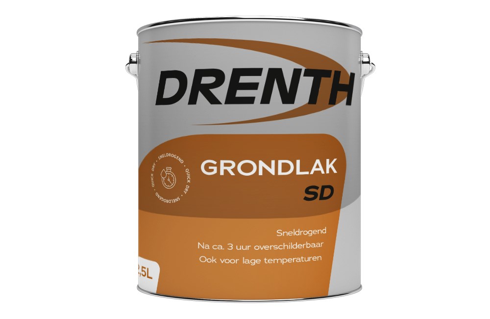 Drenth  Grondlak SD 2,5 ltr RAL7016 Drenth  Grondlak SD 2,5 ltr RAL7016