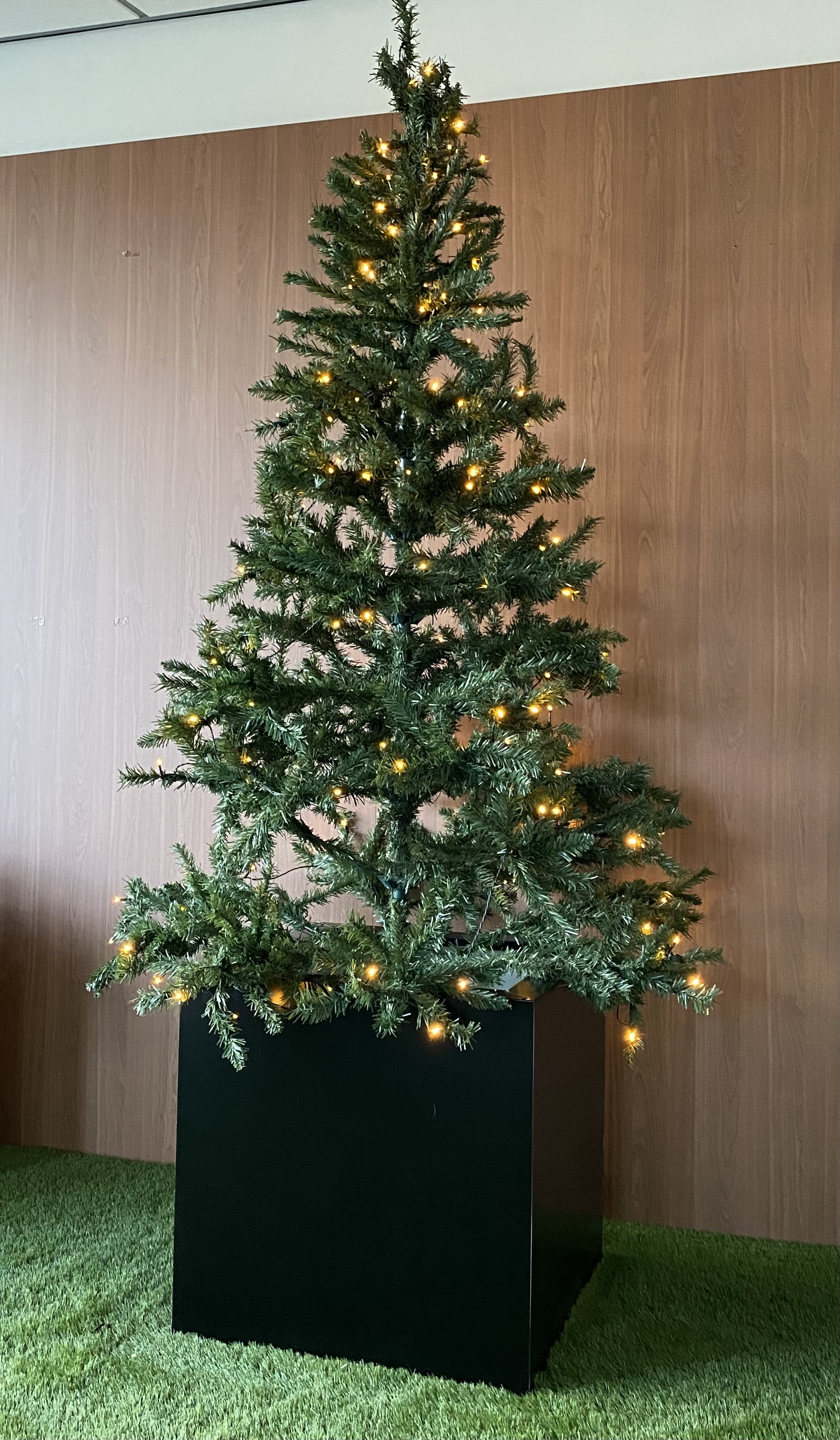 Kerstboombak 60 x 60 x 60 Zwart