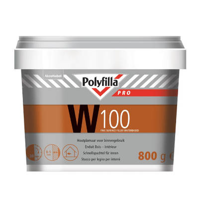PolyFilla Pro W100 Acrylplamuur 800 gr