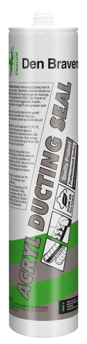Zwaluw Acrylic Ducting Seal 310 ml Silver Gray