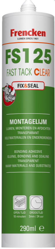 Frencken FS125 Fast Tack Adhesive Sealants 290ml White
