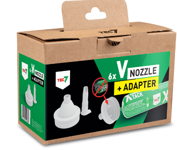 Tec7 V-Nozzle + adapter for sausages (6 pieces)
