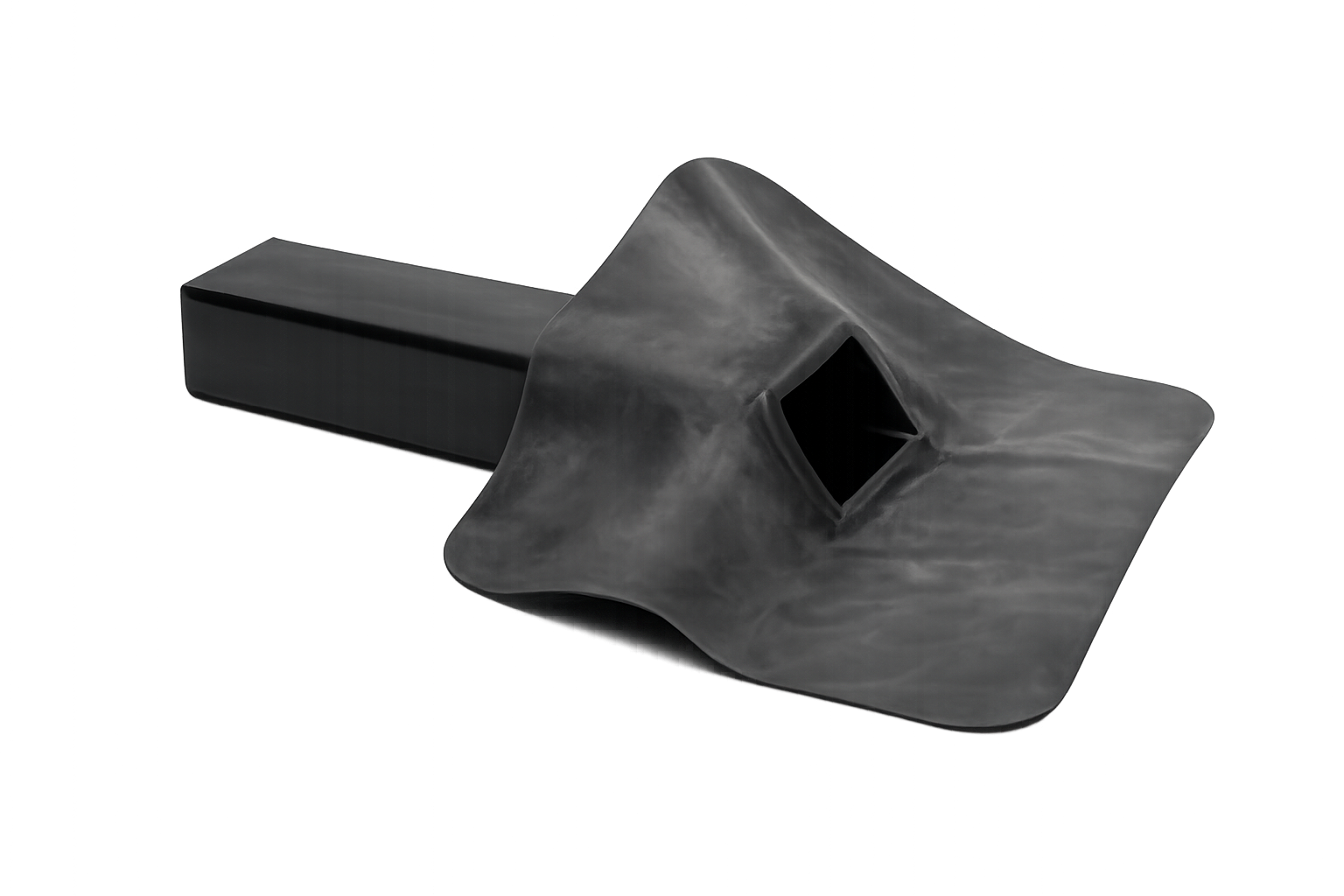 RedFox EPDM Hemelwaterafvoer 6x8cm L300mm 45°