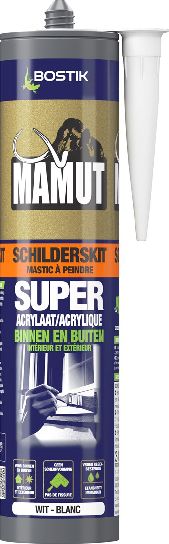  1+1 GRATIS Bostik Mamut Montagelijm 290ml Wit 