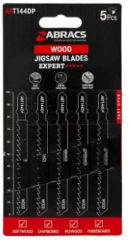 Abracs Decoupeerzaag HCS Tandafstand 4 mm Hout T101BR (5 stuks) Abracs Decoupeerzaag HCS Tandafstand 4 mm Hout T101BR (5 stuks)