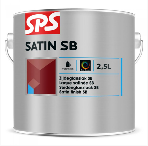 Sps satin SB lak 2,5 ltr RAL9010