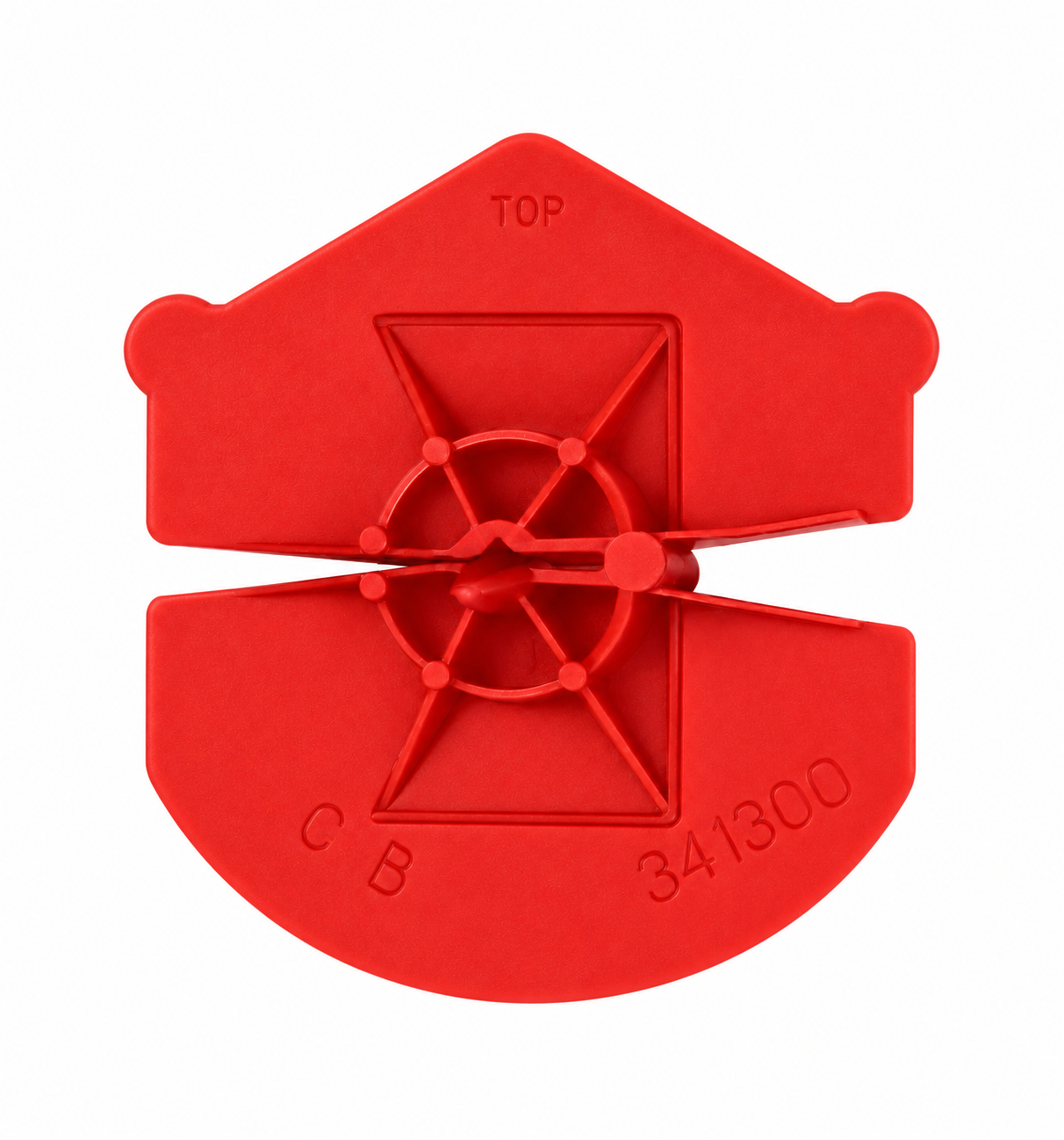 GB Universeel clip Rood  3,2-4,5 (200st)