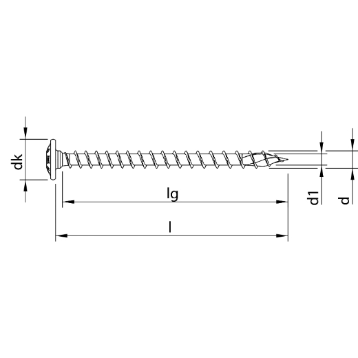 HECO Tellerkop schroef 6X50 RVS-A2  TX-30  (200)