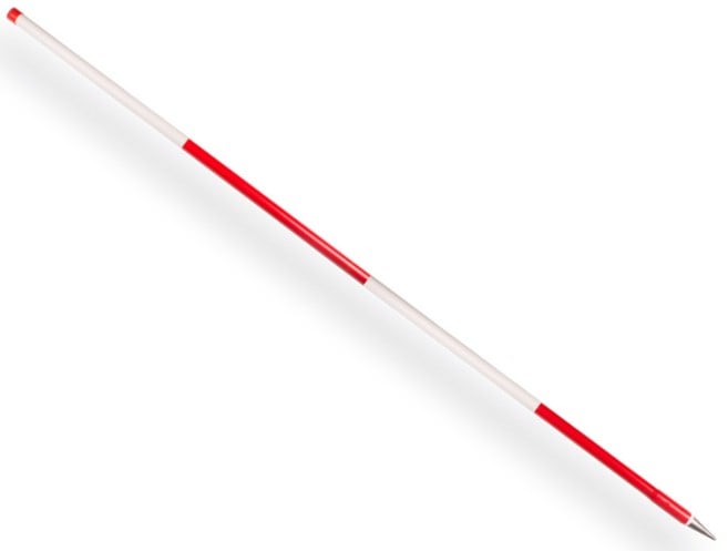 Nestle Jalonstok Wit met stalen punt Nestle Jalonstok Wit met stalen punt